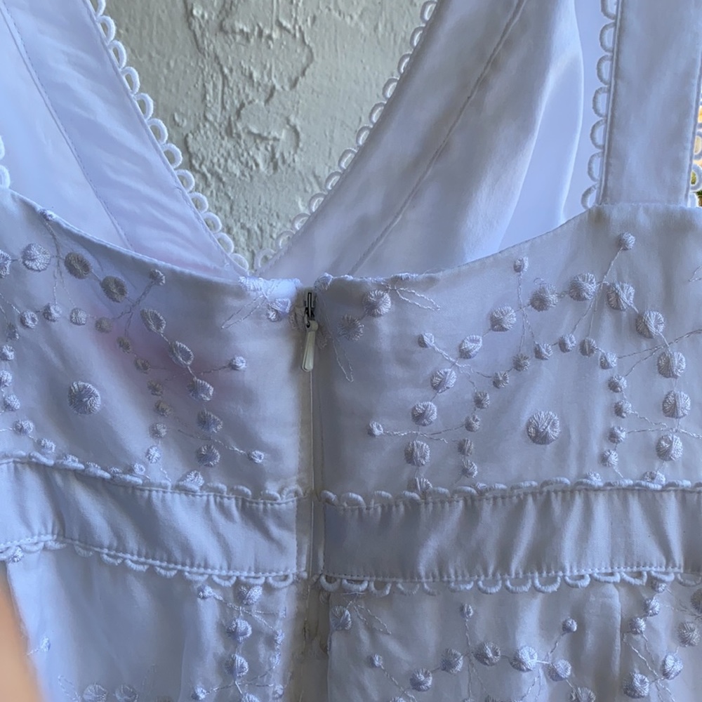 Lilly Pulitzer-wht. empire dress sz. 8 excellent condition - Picture 9 of 15